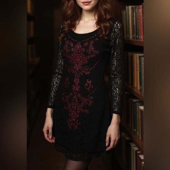 Gentle Fawn Paris Crocheted Dress Size S - Picture 1 of 8